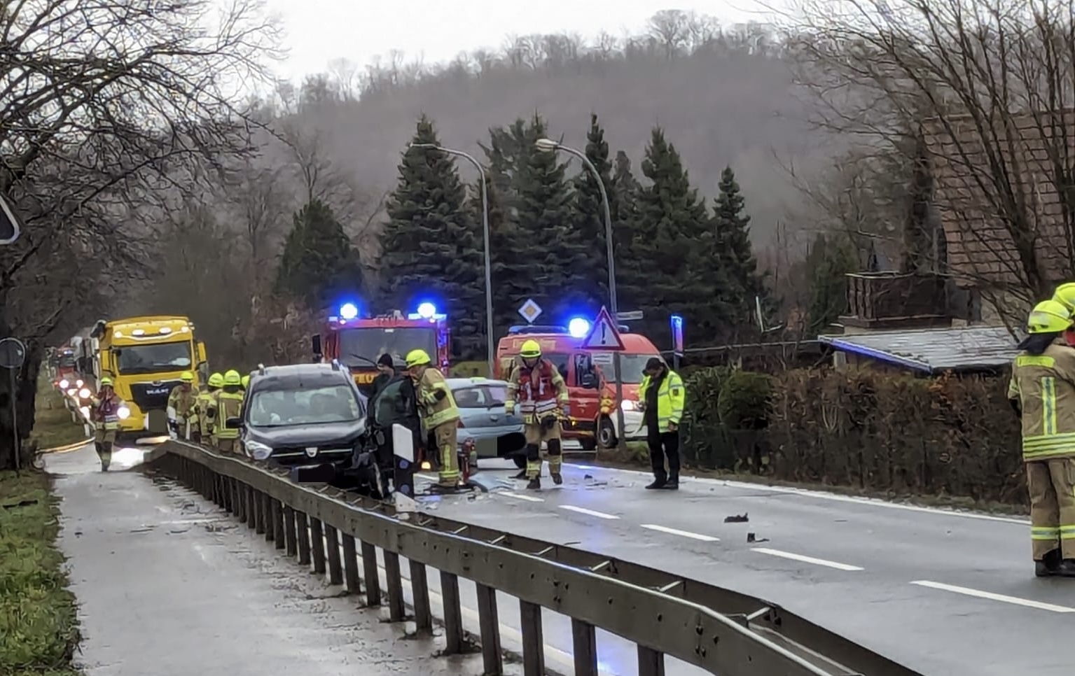 Schwerer Verkehrsunfall bei Heimerode