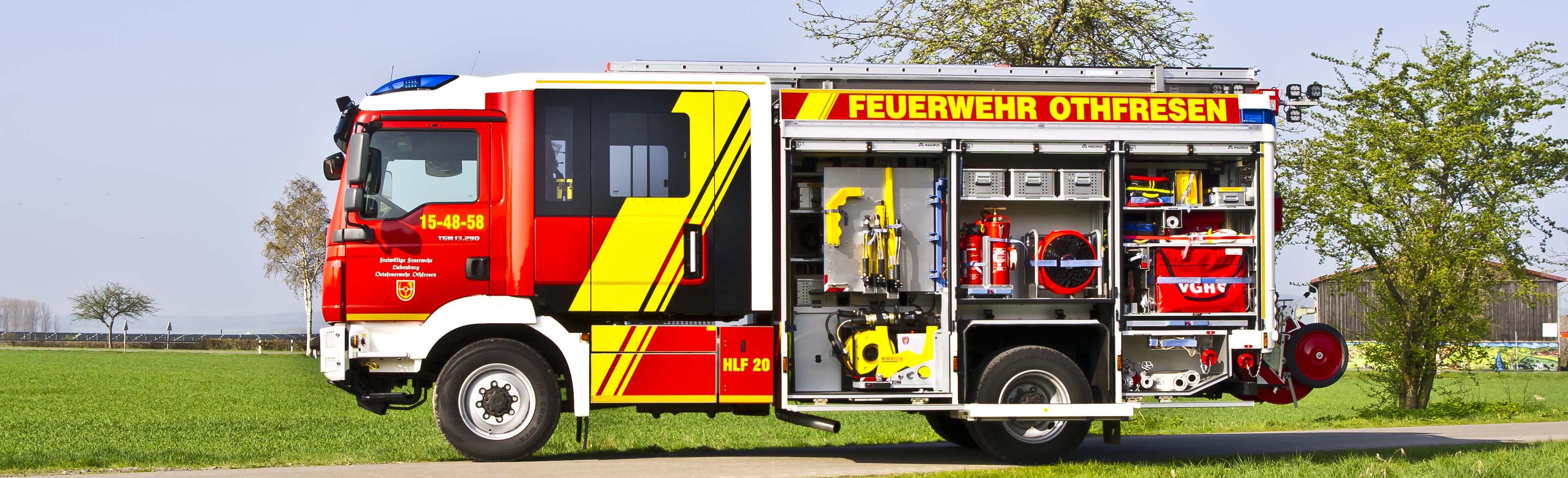 Presslufthorn] HLF 20 Freiwillige Feuerwehr Hohegeiß auf